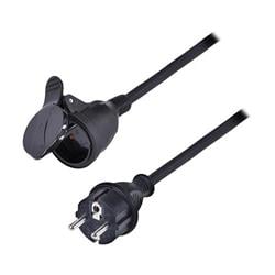Predlžovací kábel Solight 20 m, 1 zásuvka IP44, 3 x 2,5 mm2, gumovo-neoprénový kábel H07RN-F