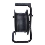 Predlžovací kábel Solight, 4 zásuvky, 15 m, čierny kábel, 3x 1,0 mm2