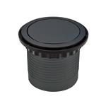 Predlžovací kábel Solight, 4 zásuvky, čierny, 1,5 m, výsuvný blok zásuviek, okrúhly tvar