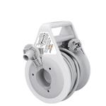 Predlžovací kábel Solight bubon 10 m, 3 zásuvky, sivý kábel, 3x 1,5 mm2