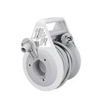 Predlžovací kábel Solight bubon 10 m, 3 zásuvky, sivý kábel, 3x 1,5 mm2