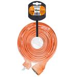 Predlžovací kábel Solight - konektor, 1 zásuvka, 10 m, 3 x 1 mm2, oranžový