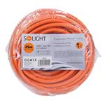 Predlžovací kábel Solight - konektor, 1 zásuvka, 25 m, 3 x 1,5 mm2, oranžový