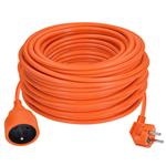 Predlžovací kábel Solight - konektor, 1 zásuvka, 40 m, 3 x 1,5 mm2, oranžový