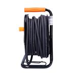Predlžovací kábel Solight - na bubne, 4 zásuvky, 25 m gumovo-neoprénový kábel, 3x 2,5 mm2, IP44