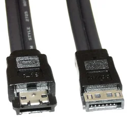 PremiumCord 1,0m kabel eSATA-SATA150/300 F/F