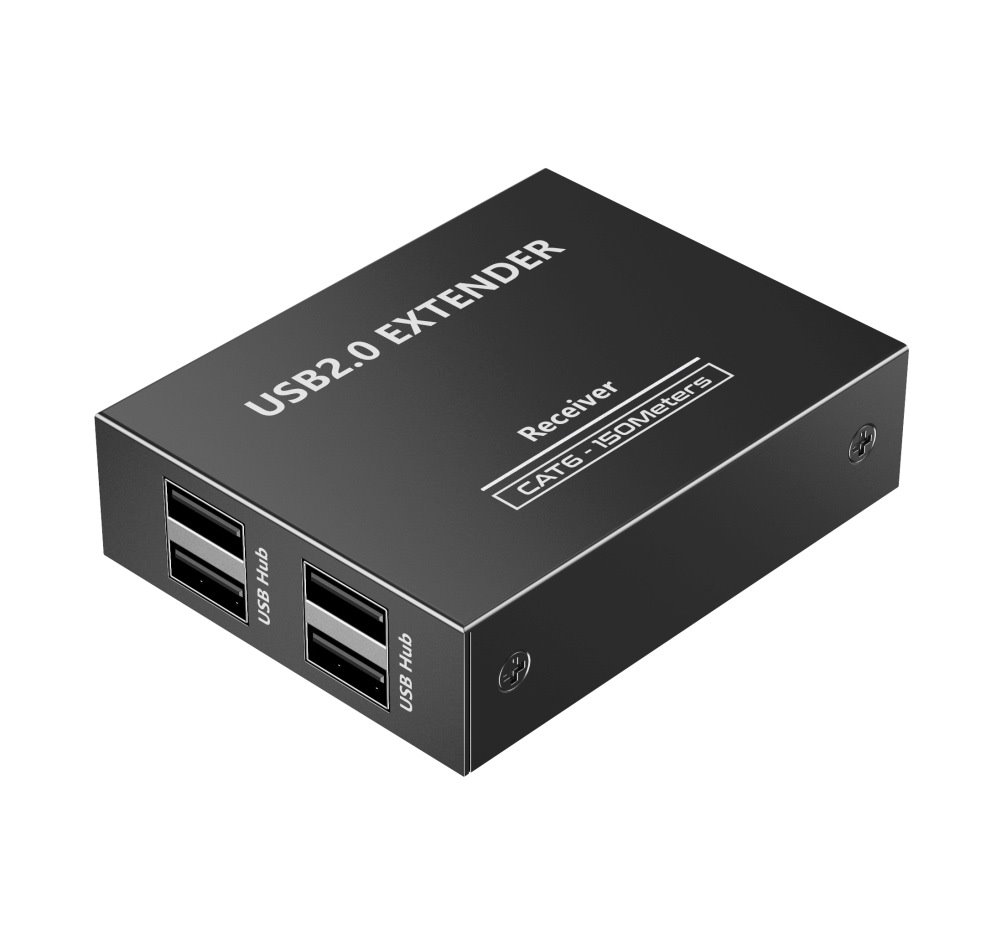 PremiumCord 4-port USB 2.0 extender po Cat5/Cat5e/Cat6 do 150m