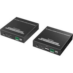 PremiumCord 4K@60Hz HDMI KVM extender do 120 m cez LAN, cez IP