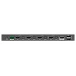 PremiumCord 4K@60Hz HDMI2.0 KVM switch 4:1 s dálkovým ovladačem