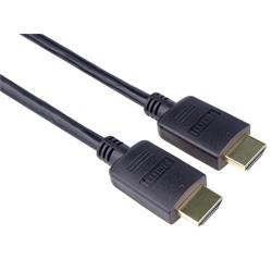 PremiumCord 4K HDMI 2.0b High Speed + Ethernet kabel, zlacené konektory, 0,5m
