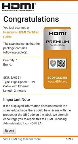 PremiumCord 4K HDMI 2.0b High Speed + Ethernet kabel, zlacené konektory, 1,5m