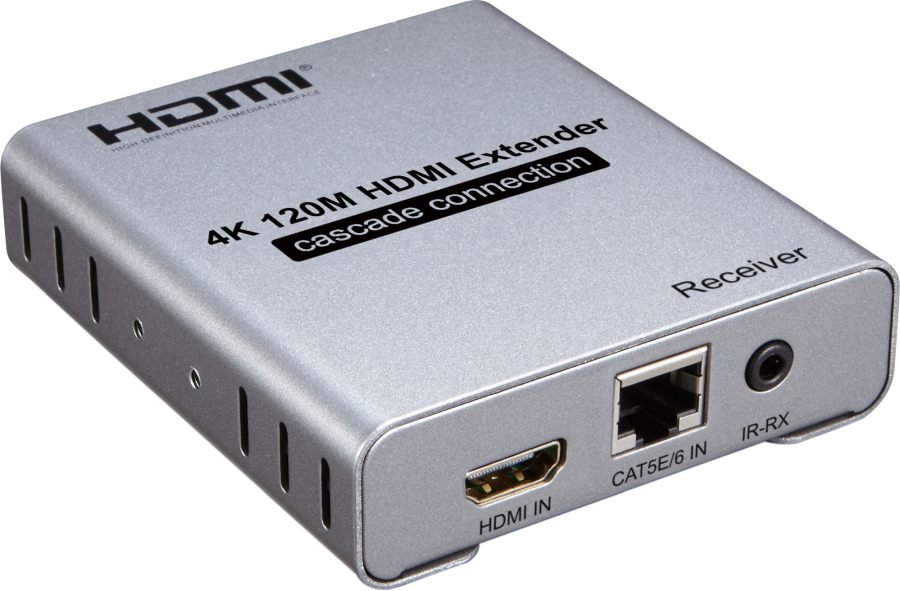 PremiumCord 4K HDMI kaskádovacia extender 120m cez Cat5/6, bez oneskorenia khext120-5