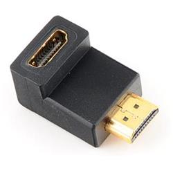 PremiumCord Adapter HDMI M/F zahnutý do pravého úhlu 90°, pozlacená