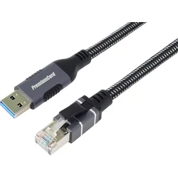 PremiumCord Ethernetový kábel USB3.2 -> LAN RJ45 10/100/1000 MBIT dĺžka 3 m