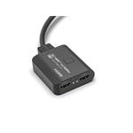 PremiumCord HDMI 2.0 Mini Splitter 1-2 Pigtail 4Kx2K@60Hz HDCP2.2 Downscaler