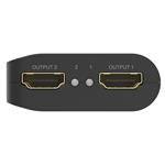 PremiumCord HDMI 2.0 Mini Splitter 1-2 Pigtail 4Kx2K@60Hz HDCP2.2 Downscaler