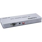 PremiumCord HDMI 2.0 splitter 1-4 porty, 4K x 2K/60Hz, FULL HD, 3D, repeater v setu