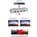 PremiumCord HDMI 2.1 splitter 1-2 porty, 8K@60Hz, 4K@120Hz, 1080p, HDR
