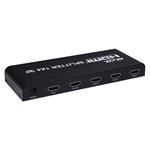 PremiumCord HDMI splitter 1-4 Port,kovové pouzdro,4K,FULL HD,3D khsplit4b