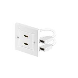 PremiumCord HDMI zásuvka v panelu 2x HDMI A - HDMI A Female/Female