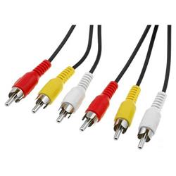 PremiumCord Kabel 3x CINCH-3x CINCH M/M 2m