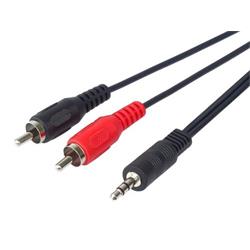 PremiumCord Kabel Jack 3.5mm-2xCINCH M/M 2m