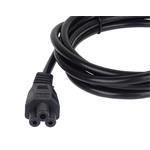 PremiumCord Kabel síťový 230V k notebooku 1m, trojlístek "Mickey Mouse"