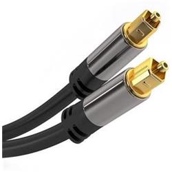 PremiumCord Kabel Toslink M/M, OD:6mm, Gold design 1,5m