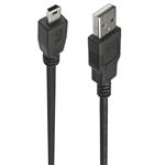 PremiumCord Kabel USB 2.0, A-B mini, 5pinů, 5m