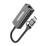 PremiumCord ku31ether07 – Adaptér USB-C a USB-A, 15 cm