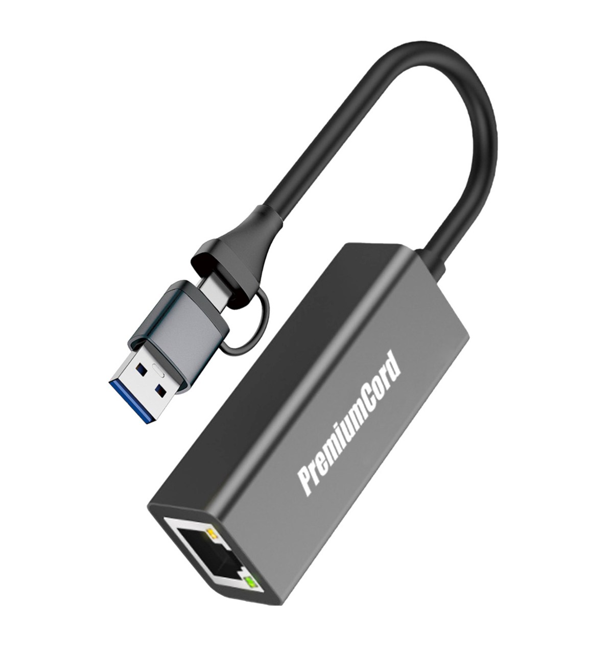 PremiumCord ku31ether07 – Adaptér USB-C a USB-A, 15 cm