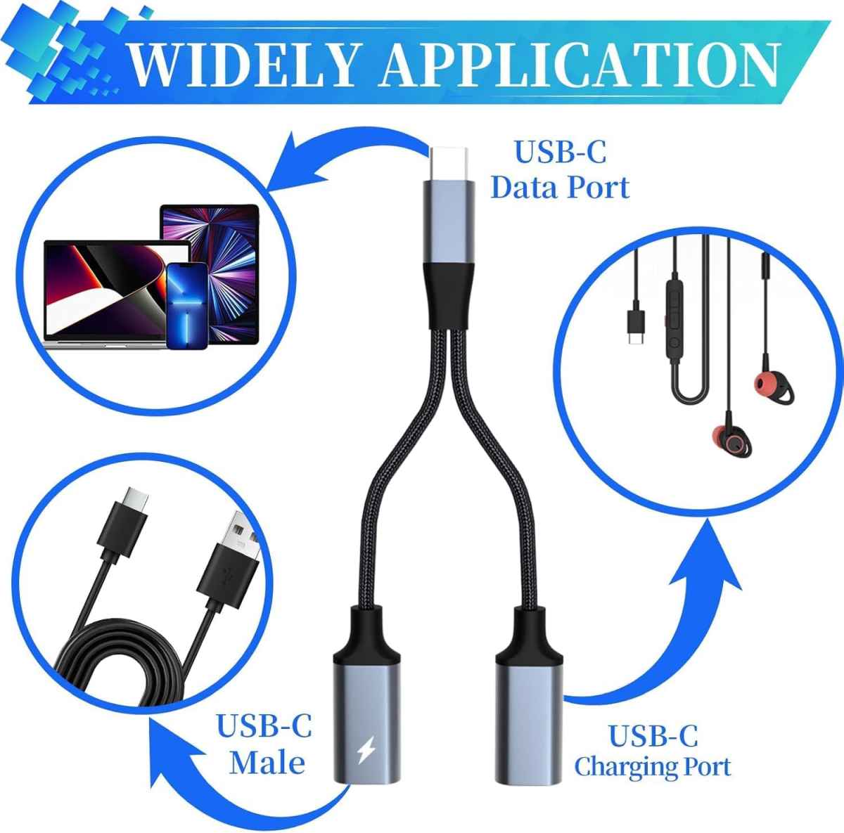 PremiumCord ku31zvuk06 - USB-C redukce 2-in-1