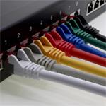 PremiumCord Patch kabel CAT6a S/FTP RJ45-RJ45 0,5m červený