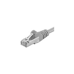 Premiumcord Patch kabel CAT6a S-FTP, RJ45-RJ45, AWG 26/7 20m šedá