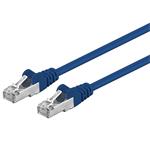 Premiumcord Patch kabel SFTP CAT6A, 3m - modrý