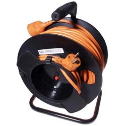 PremiumCord Prodlužovací kabel 230V 50m buben, průřez vodiče 3x1,5mm2