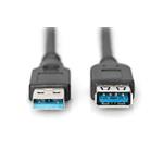 PremiumCord Prodlužovací kabel USB 3.0 Super-speed 5Gbps A-A, MF, 9pin, 1m