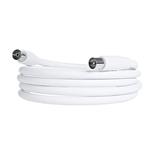 PremiumCord TV propojovací kabel M/F 75 Ohm 5m
