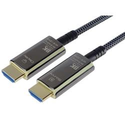 PremiumCord Ultra High Speed HDMI 2.1 optický fiber kabel 8K@60Hz,zlacené 20m