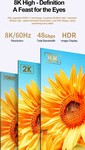 PremiumCord Ultra High Speed HDMI 2.1 optický kábel 8K@60Hz, pozlátený, 3 m