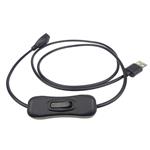 PremiumCord USB 2.0 kabel prodlužovací s vypínačem