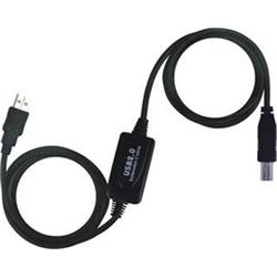 PremiumCord USB 2.0 repeater a propojovací kabel A/M-B/M 20m