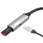 PremiumCord USB 3.2 opakovací a predlžovací kábel samec - samica, 5Gbps hliník 10 m