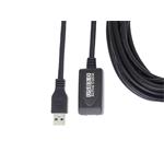 PremiumCord USB 3.2 repeater a prodlužovací kabel A/M-A/F 5m