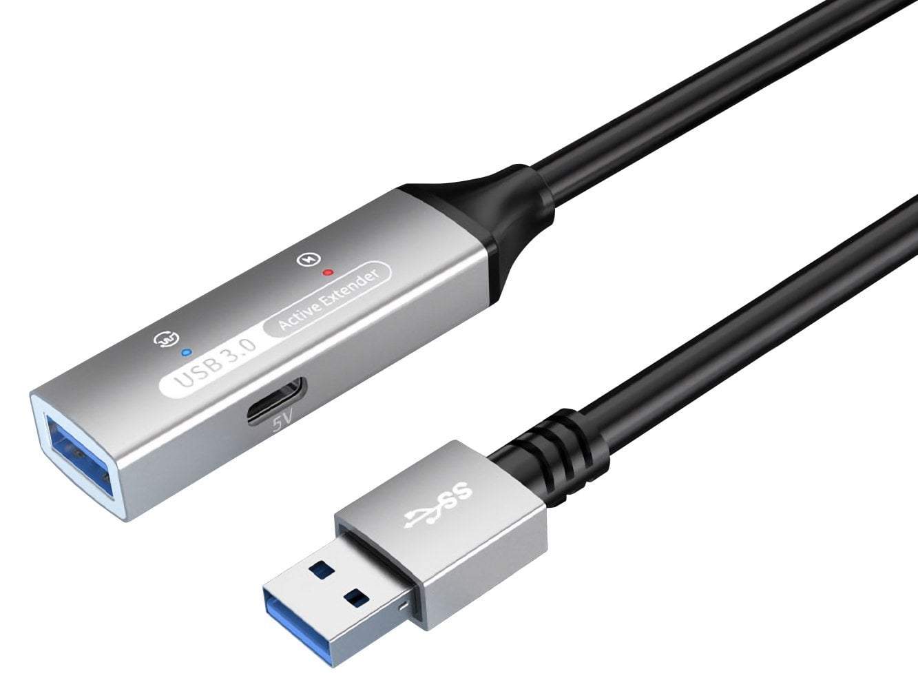 PremiumCord USB 3.2 repeater a prodlužovací kabel