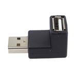 PremiumCord USB redukcia A-A, samec/samica 90°