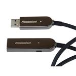 PremiumCord USB3.0 + 2.0 prodlužovací optický AOC kabel A/Male - A/Female 30m