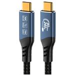 PremiumCord USB4 verzia 2.0 80Gbps 16K 60Hz 240W kábel Thunderbolt 3 a 4 0,8 m