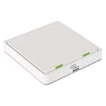 Prenosný ovládač scén GoSmart IP-2002ZW, ZigBee 3.0, 2 tlačidlá