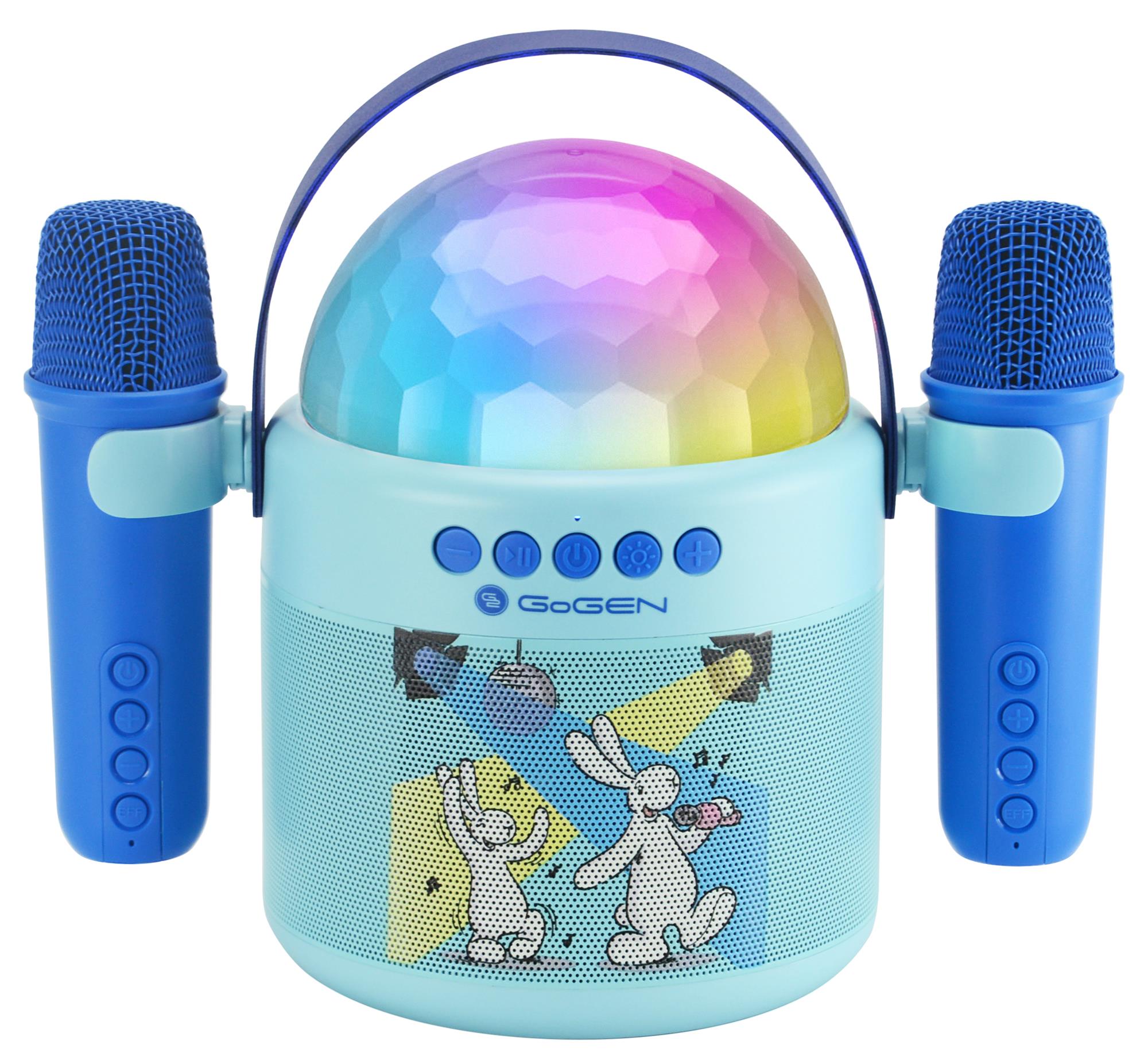 Přenosný reproduktor GoGEN BOB A BOBEK DISCO, modrý